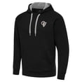 thumbnail image 2 of Men's Antigua Black Los Angeles Rams Brushed Carbon Victory Pullover Hoodie, 2 of 4