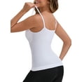 thumbnail image 3 of INSPIRE CHIC Mother's Day Women's Seamless Tummy Control Camisole with Built-in Bra Slim Fit Body Shaper Tank Top XXL White, 3 of 6