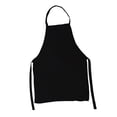 thumbnail image 2 of Plain Apron with Front Pocket Kitchen Cooking Craft Baking Black, 2 of 3