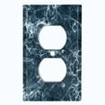 thumbnail image 2 of Metal Light Switch Plate Outlet Cover (Image of Marble Blue MAR012), 2 of 13