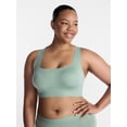 thumbnail image 2 of Joyspun Women’s Wire-Free Bonded Longline Square Neck Bra, Sizes XS-XXXL, 2 of 7