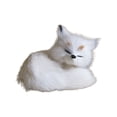 thumbnail image 2 of Simulation Fox Toy Realistic Adorable Plastic Fleece Long Plush Cute Squatting Fox Model for Home, 2 of 10