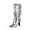 Silver, variant on Winter Boots for Women,Glitter Pointed Toe Heel Mid Calf Boots with Fringe Tassel Western Ankle Booties for Ladies Fashion,Shoes for Winter,Size:9.5-10