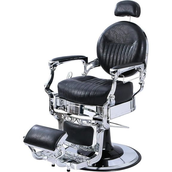 SalonMore Barber Chair Salon Chair Heavy Duty Hydraulic Recline for Hair Stylist Tattoo Salon Beauty Spa Chair Styling Equipment, Thickened Cushion