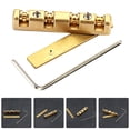 thumbnail image 4 of 1 set of Metal String Nut String Instrument String Saddles Replacement String Nut, 4 of 4