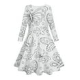 thumbnail image 3 of Printed Dress For Girls Frocks, 3 of 3