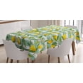 thumbnail image 1 of Ambesonne Art Tablecloth Rectangular Table Cover, Blooming Lemon Tree, 60"x90", Fern Green Seafoam, 1 of 3