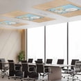 thumbnail image 3 of 1 Pack Summer Marine Life Fluorescent Light Covers for Ceiling Lights Coastal Starfish Ocean Conch Rope Border Magnetic Ceiling Light Covers Overhead Light Filters for Office Classroom Home, 3 of 9