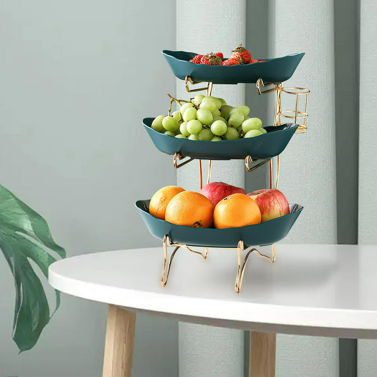 Modern Fruit Bowl Basket Tea Platter Layered for Wedding Banquet