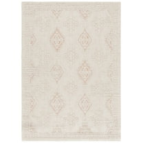SAFAVIEH Milos Alondra Geometric Indoor/Outdoor Area Rug, Ivory/Rust, 8' x 10'