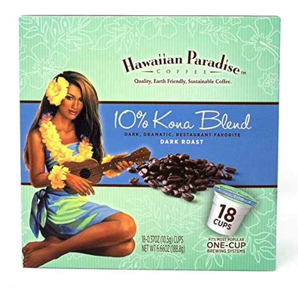 Kona Coffee Hawaii K Cups Signature Select Coffee Pods Medium Roast