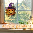 thumbnail image 6 of HaiSphere Fall Decorations for Home Acrylic Pumpkin-Hanging Ornament for Halloween Decorations, Halloween Party Decorations, Pumpkin Decorations, Window Wall Accent Piece, 6 of 7