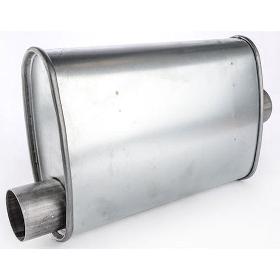 JEGS Turbo Muffler [2 1/2 in.] Offset/Centered - Reversible