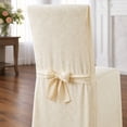 thumbnail image 4 of BrylaneHome Damask Set Of 2 Chair Covers, 4 of 6