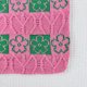 thumbnail image 4 of Bolso Hombro para Mujer Playa Verano Ganchillo Mano Tejido Con Flores () Rosa Y Verde, 4 of 9
