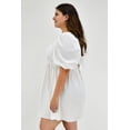 thumbnail image 2 of Vestido de algodón Roman Fashion 1008 Blanco Talla Extra 38, 2 of 7