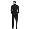 thumbnail image 2 of P&L Men's Suit 3 Pieces Slim Fit, Comfort Wedding Blazer Vest and Pants Set, 2 of 6