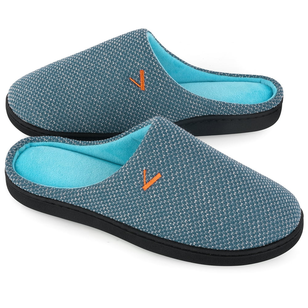 mens house shoes slip on