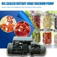 thumbnail image 5 of HPDAVV 58.4 CFM Single Stage Oil Sealed Rotary Vane Vacuum Pump 220V/60Hz/3ph Inlet/Discharge thread NPT 1/4, 5 of 10