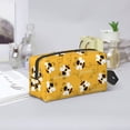 thumbnail image 6 of Uemuo Cute Bee Butterfly Yelllow Pattern Portable Toiletry Bags with Handle, Waterproof travel Make up Bags for Women, Large Capacity Travel Cosmetic Bags, 6 of 9