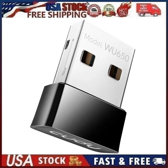 RHEA- Cudy Wu650 | Ac650 Wireless Dual Band Usb 2.0 Nano Wi-Fi Adapter Dongle
