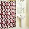 Mainstays Ms Nu Cirque Fabric Shower Curtain Red