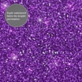 thumbnail image 3 of Honeii Purple Glitter Print Shower Curtain 72x72in,Bathroom Curtain,Waterproof Fabric Shower Curtain Set with Hooks, 3 of 5