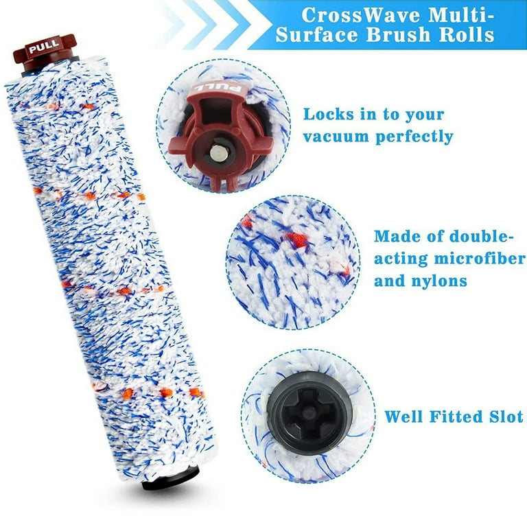 Rodillo De Cepillo De Repuesto Y Filtros Para Aspiradora Bissell CrossWave, 1868 Pet Pro Brush Roll Parts 1785,1785A 17852, 17858, 17859, 1785P, 1785R, 1785T, 1785V, 1785W, 2210V 2211W 1785N 2306 LUXRILIX
