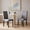 Dark Gray, variant on YYAo Mid-Century Modern Dining Chair Set of 2 with Fabric Upholstered Parson Design for Dining Room, Living Room, Office Accent Seating, Brown
