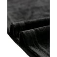 thumbnail image 5 of Top de terciopelo Allegra K mujer cuello En forma de corazón manga larga Negro S, 5 of 5