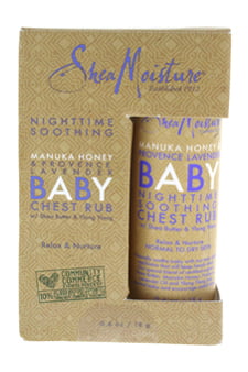 Shea Moisture Nighttime Soothing Manuka Honey Provence Lavender Baby Chest Rub 