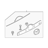 Genuine OE Mazda Finish Molding - TD12-50-810F-50