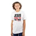 thumbnail image 3 of Jesus Way Truth Life Bible Verse Men's Graphic T Shirt Tees Brisco Brands S, 3 of 6