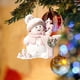 thumbnail image 3 of Snowman Letter Christmas Tree Holiday Decoration Pendant, Festive Ornament for Xmas Decor, Home Holiday Party Gift, Merry Snowman Hanging Decor, 3 of 6