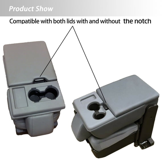 Center Console Jump Seat Lid Latch Replacement for 2010-2018 Ford F150 F-150 with Spring