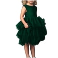 thumbnail image 2 of pstuiky Dresses for Little Girls Sleeveless Round Neck Printed Princess Dress Party Sundress Toddler Dresses for Wedding Party, 2 of 10