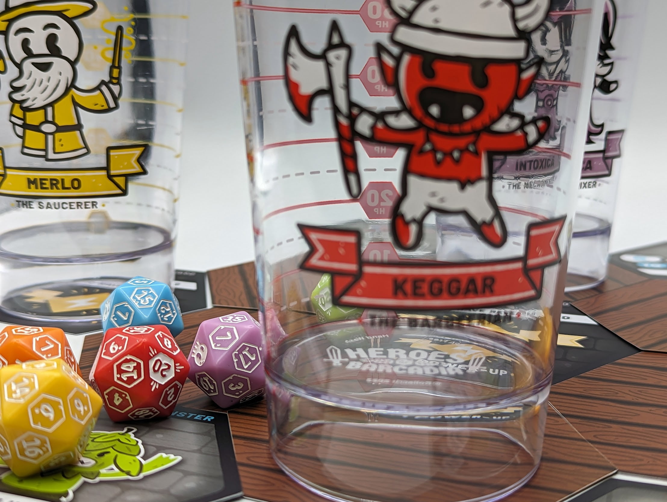 Rollacrit: Heroes of Barcadia Board Game: a Dungeon Exploration Drinking Game