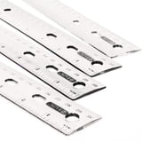 BAZIC Plastic Clear Rulers 12 inch (30cm), Inches Centimeter Metric ...