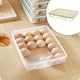 thumbnail image 5 of Bewildely Caja de almacenamiento de huevos, refrigerador, contenedor de conservación de alimentos, protección, rejilla especial, organizadores, Organizadores de utensilios de cocina, 5 of 6