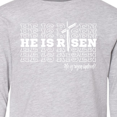 thumbnail image 4 of Inktastic He is Risen Mirror Words Long Sleeve Youth T-Shirt, 4 of 5