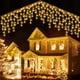 thumbnail image 3 of 1x luces navideñas para decoración de exteriores, 5 m de caída, 0,4-0,6 m, cortina de luces LED, guirnalda de luces para fiestas de bodas y Año Nuevo, 3 of 5
