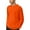 Orange, variant on Men's High Visibility Quick Dry Safety Shirt with Hood Breathable Mesh with Sun Protection Long Sleeve Neon Hoodie Yellow M