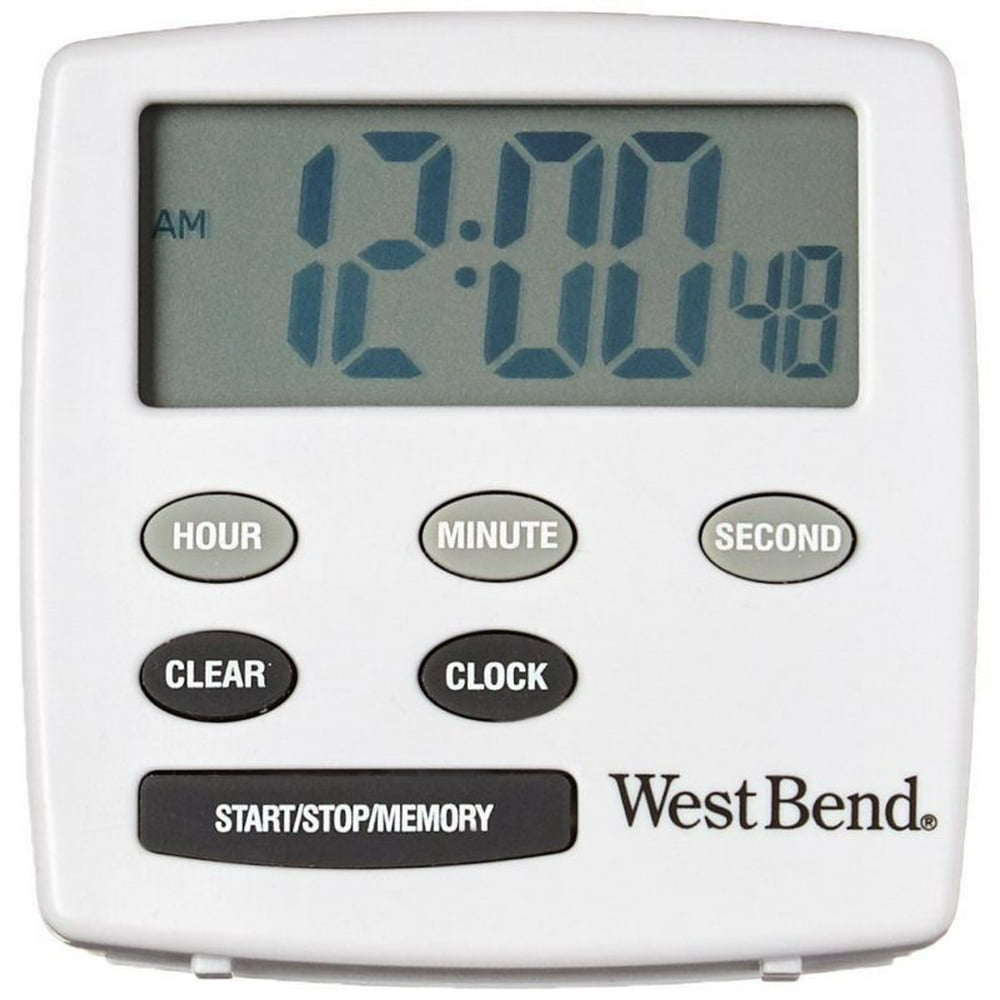 West Bend 40055 Timer, White