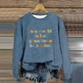 thumbnail image 4 of Women Casual Long Sleeve Sweatshirts Oversized Crewneck 2026 Spring Tunic Tops Letter Print Fall Y2K Basic Pullover, 4 of 5