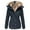 Blue -Coat, variant on Sherpa Lined Puffer Jackets for Women Plus Size Fleece Winter Parka Heavy Weight Zip Up Hooded Coats Warm Travel Outwear