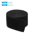 thumbnail image 2 of Velvet Ribbon Gift Wrapping 2 Inch x 5 Yard Black Single Face Velvet Ribbon Roll for DIY Bouquets Wedding, 2 of 5