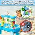 thumbnail image 5 of Water Table Pump, Battery Powered Water Pump for Water Table, Fun Summer Outdoor Water Toy, Easy Operation Outside Beach Water Play Table Toy Accessories for Toddlers Kids with Function Water Hoses, 5 of 8