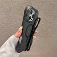 thumbnail image 3 of Dteck Magnetic Case for iPhone 16 Pro Max, Shockproof Rugged Cover with Lanyard Slim Lightweight PC+TPU Non-Slip Wireless Charging Anti-Fingerprint Translucent Matte Phone Case, Black, 3 of 10