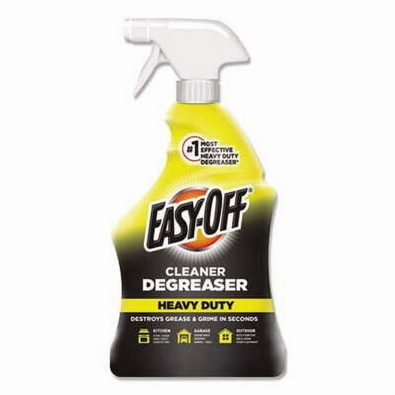 EASY-OFF Heavy Duty Cleaner Spray Bottle Degreaser, 32 Ounce