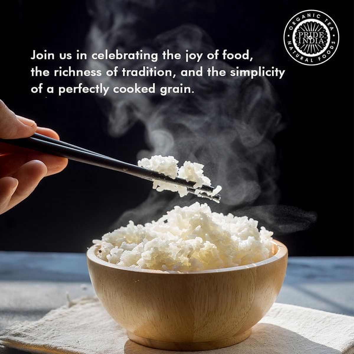 Pride of India - Pack of 6 - Thai Jasmine Rice, 3 lbs Jar, Fragrant Hom Mali Rice, Gluten-Free